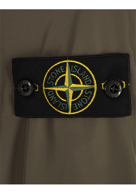 Giacca In Micro Twill Verde Militare STONE ISLAND | K1S154100006-S0026V0054